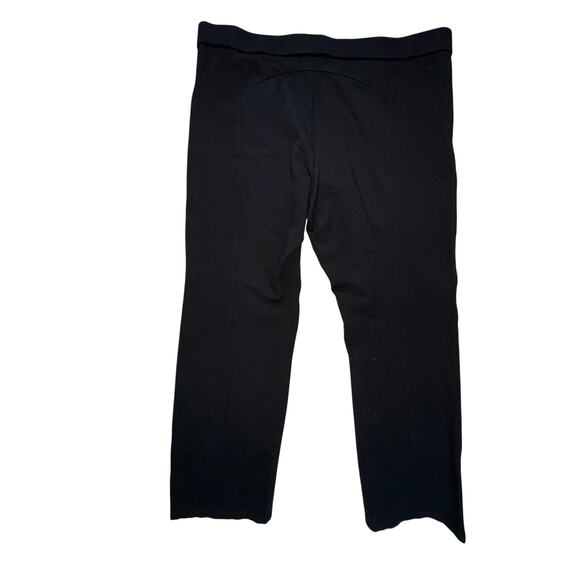 Tory Burch Pants Black pullon Trousers Casual Workwear Designer Women’s Size XL - Picture 2 of 8